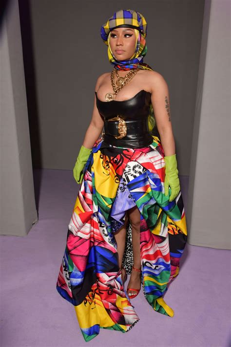 versace dress nicki minaj whitney|famous versace outfits.